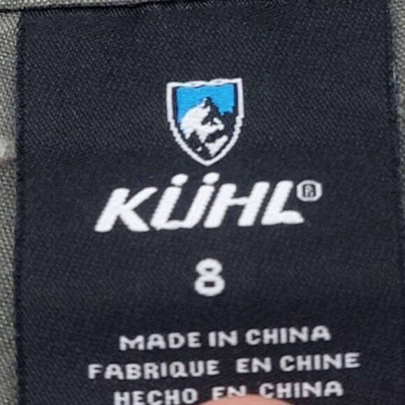 Kuhl Shorts Women 8 Gray Splash Gorpcore Camping Fishig Outdoors Hiking 6078 - Picture 8 of 11